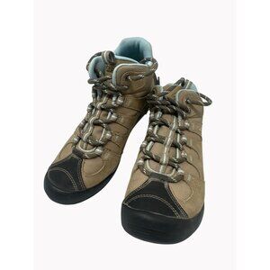 Clarks Outlay Hiking Boots Women’s 8 EU 39 Brown Leather Textile Outdoor Trail